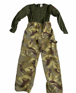 Kids Costume Teens Sz L Military S Forces Muscle Forest Camo by Spirit Halloween