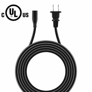 6ft UL 2-Prong AC Power Cord Cable Lead For Canon Pixma iP2600 iP3000 Printer - Picture 1 of 4