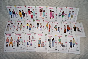 BURDA 9215-9248 - Baby & Child Sewing Patterns - PICK-A-STYLE - New & Uncut - Picture 1 of 45