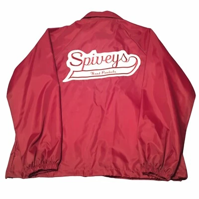 Chaqueta de Trabajo Cortavientos Spiveys Wood Products Años 80 De Colección Talla Grande Usada en Excelente Condición Foto 1 de 4