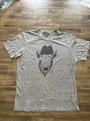 Camiseta Grunge Rara Años 90 Y2K Marca Fósil Panama Jack Buffalo Head Para Hombres Mediana Foto 1 de 4