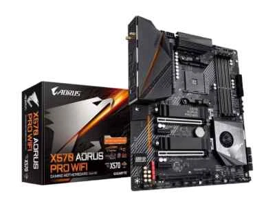 GIGABYTE X570 AORUS PRO WIFI AMD X570 Ryzen 3000 SATA 6Gb/s ATX Motherboard - Image 1 of 4