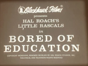 16MM Sound BORED OF EDUCATION 1936 OUR GANG - Little Rascals 400 ft 10 minutes - Picture 1 of 10