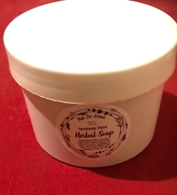 Piel De Amor Hierbal Iluminador Instantáneo Hecho a Mano Súper Brillo Pasta Jabón Talla 80z Foto 1 de 2