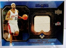 2004-05 Upper Deck Black Diamond Jumbo Patch- LeBron James 2nd Year Rare!