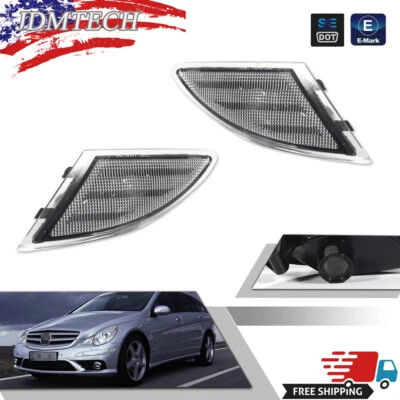 Front Side Marker Set For 2006-10 Mercedes Benz R350 R320 2518200221 2518200121 - Image 1 of 4