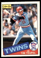 1985 O-Pee-Chee Tim Teufel Baseball Cards #239