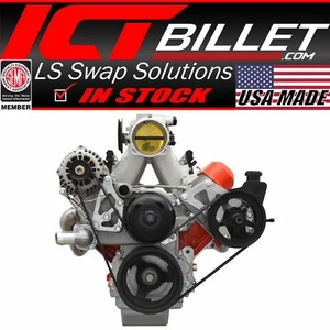 LS Truck - Power Steering Pump / Alternator Bracket Kit w/ Water Pump Spacers - Picture 1 of 9