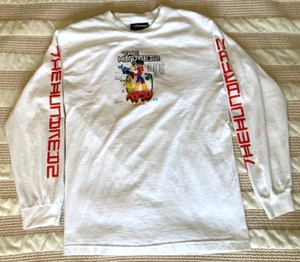 Anime T-Shirt The Hundreds japanische Grafik Langarm weiß Größe Small - E4 - Bild 1 von 7
