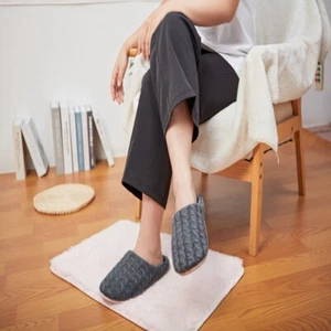 Men Winter Non-slip Warm Slippers Soft Slippers House Shoes edroom House Shoes - Picture 1 of 51