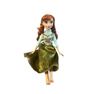 Disney Princesa Anna Frozen Película 2015 Muñeca Clásica 12" Vestido Verde - Imagen 1 de 5