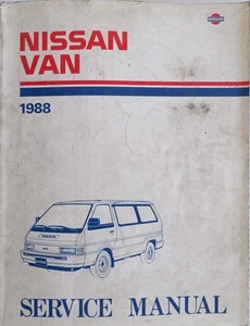 1988 Nissan Van Shop Repair Service Manual Original Engine Chassis Body Wiring - Picture 1 of 5