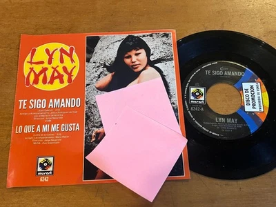 LYN MAY Te Sigo Amando SEXY COVER 1979 MEXICO 7" PROMO 45 Latin Rancheras - Image 1 of 4