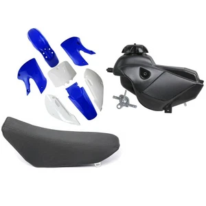 Fairing Plastics kit Fender & Seat Fuel Tank for Kawasaki KLX110 KX65 KLX 110cc - Picture 1 of 11