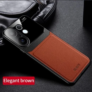 Funda protectora de goma suave de cuero PU Hybird de lujo a prueba de golpes mini para ViVO S30 Pro - Imagen 1 de 5