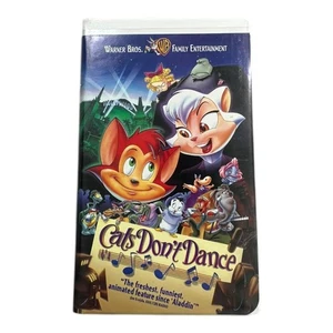 Cats Don't Dance VHS Movie Warner Bros Family Entertainment Animated Film - Picture 1 of 3