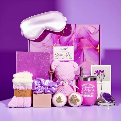 Birthday Gifts for Women – Luxury Gift Set with Bath Bombs, Skincare & Self Care - image 1 of 4