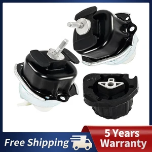 3x Engine Motor & Transmission Mount For BMW X5 2007-2018 X6 2009-18 19 3.0L - Picture 1 of 17