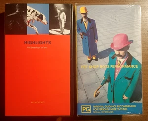 Pet Shop Boys: Australian VHS Tapes x 2 / Highlights & Performance / PAL - Picture 1 of 4