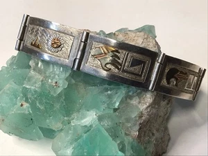 A. Mariano Navajo Sterling/GF Bracelet - Picture 1 of 6