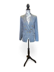 Neu mit Etikett Inc International Conceptsplaod Tweed zweireihiger Blazer Größe M - Bild 1 von 11