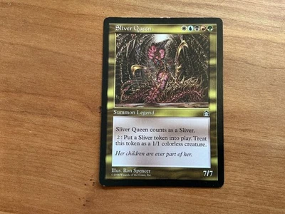 MTG Sliver Queen STH Reserved List English Version Rare Legendary Creature Card - Image 1 of 2