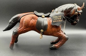 Vintage Lederpferd - Handarbeit Sammlerstück - Bild 1 von 9