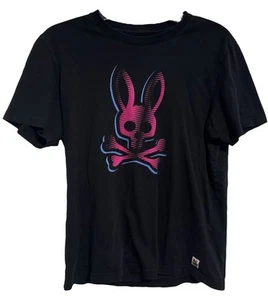 Psycho Bunny Logo Tshirt Sz 5 Medium Pima Cotton Peru - Picture 1 of 6