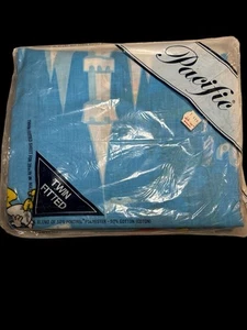 Vintage Pacific Mickeys Magic Kingdom Bunk Twin Fitted Sheet NOS - Picture 1 of 4