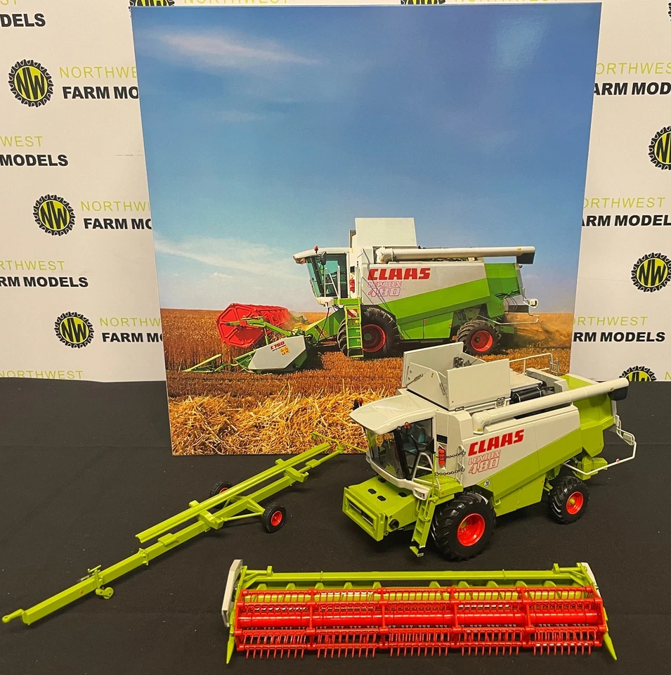 MARGE MODELS 0002671810 1:32 SCALE CLAAS LEXION 480 COMBINE HARVESTER WITH C750 - Image 1 of 4