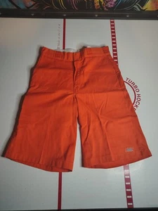 Vintage Dickies Shorts Herren Größe 32 Orange Baggy Chino Grunge Skater Cyber - Bild 1 von 6