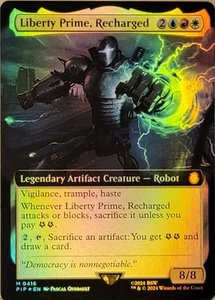 Liberty Prime, Recharged (Extended Art) Universes Beyond : Fallout Foil - Photo 1/2