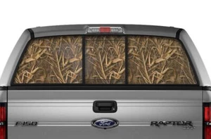 Rear Window Vision Graphics Sticker Decal FITS FORD RAPTOR 2010-2014 WING CAMO - Picture 1 of 1