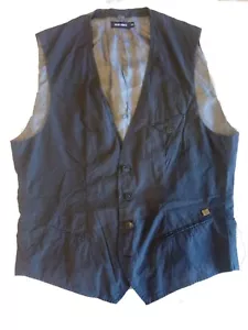 Chaleco moderno de diseño Antony Morato para hombre ajuste ajustado, talla M 40", gris - Imagen 1 de 10