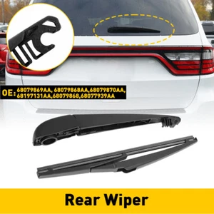 Rear Wiper Arm Blade & Fit 2011-2019 GRAND JEEP CHEROKEE 2011-2019 DODGE DURANGO - Picture 1 of 16