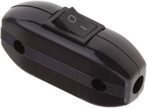 1x Philmore 30-9851 - Feed Through In-Line/Cord Rocker Switch - 10A 125V SPST - Picture 1 of 4