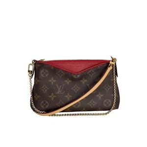 LOUIS VUITTON Pallas Monogram Clutch Cherry Crossbody Bag Ebay Live - Picture 1 of 11