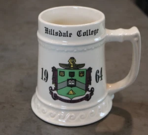 VTG HILLSDALE COLLEGE CLASS OF 1964 STEIN MUG TANKARD - Picture 1 of 7