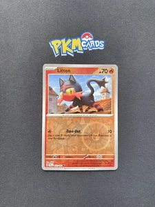 Pokemon Juego de Cartas Coleccionables Litten Fuerzas Temporales 032/162 Holograma Inverso Casi Nuevo - Imagen 1 de 3