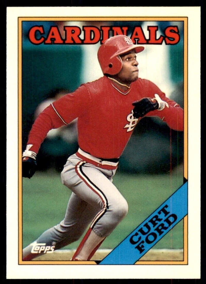 1988 Topps Tiffany Curt Ford Baseball Cards #612 - Image 1 of 2