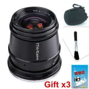 Lente gran angular TTArtisan 17 mm F1,4 APS-C para cámara Panasonic Micro 4/3 M43 GH5 - Imagen 1 de 9