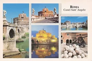 CASTEL SANT' ANGELO ROMA, ITALIA PC vintage - Foto 1 di 2