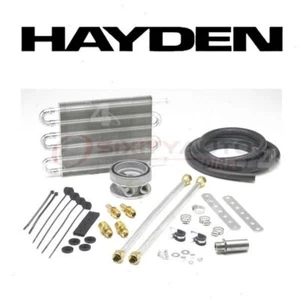 Hayden Engine Oil Cooler for 1967-1974 GMC K25 K2500 Suburban - Belts qj - Picture 1 of 5