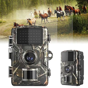Campark Trail Camera 12MP HD 1080P Wildlife Scouting Hunting Cam IR Night VisiKZ - Picture 1 of 11