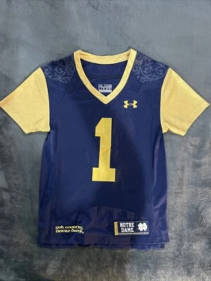 Norte Dame, Youth Football Jersey, Excellent Condition - Image 1 of 4