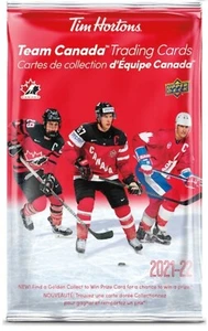 2021-2022 Upper Deck Tim Hortons *Team Canada* Hockey Trading Cards 1 Pack π₯ - Picture 1 of 1