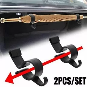 2pcs Car Trunk Hook Clip Holder Umbrella Hanger Fastener Universal Accessories - Bild 1 von 10
