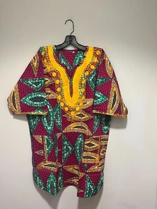 African clothing for men-Dashiki M-5X Green - Picture 1 of 1