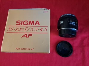 Sigma - 35-70mm f/3.5-4.5 Interchangeable Lens for Minolta - Picture 1 of 8