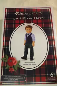 AMERICAN GIRL JANIE & JACK TARTAN KARIERT OUTFIT BOX NUR LEER - Bild 1 von 1